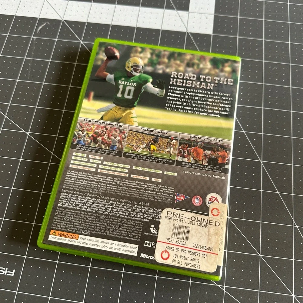 NCAA Football 13 Xbox 360 EA Sports College Football‎ Game RG3 Barry Sanders